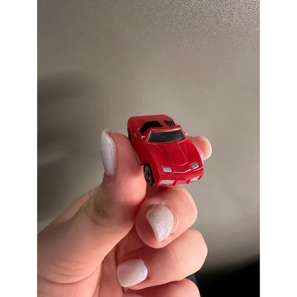 Vintage Micro Machines Micro Action Magnifiers Chevy‎ Corvette T-Top Red Funrise